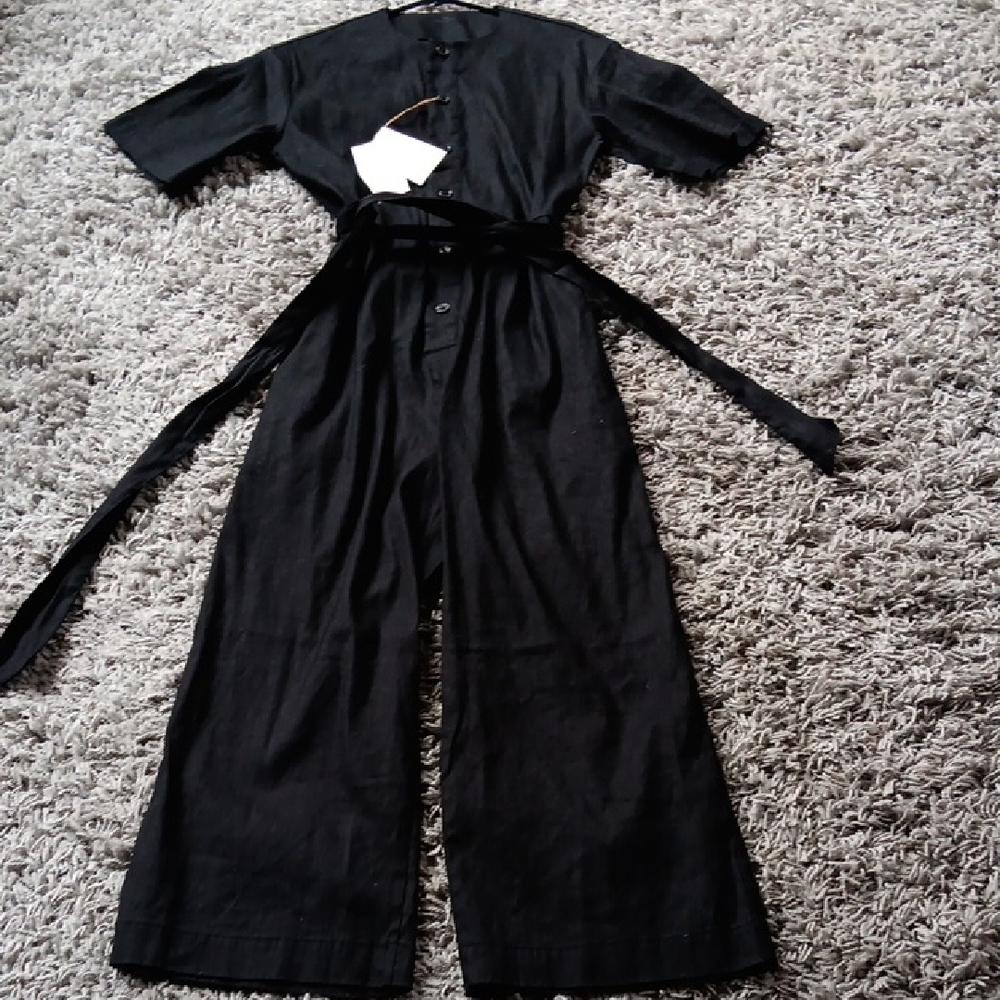 Black Jumpsuit with Belt